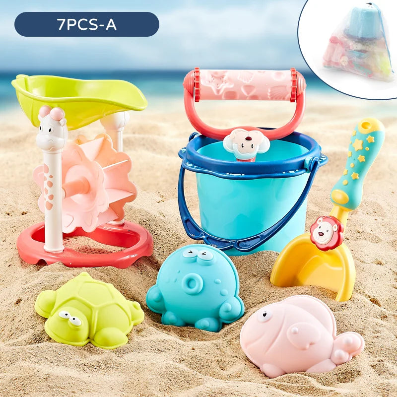 Kids Beach Toys Summer Water Play Sand Bucket