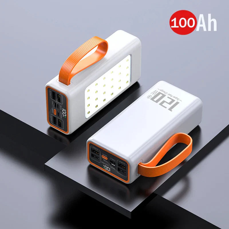 200000mAh Twoway Fast Charging 120W Portable Charger Power