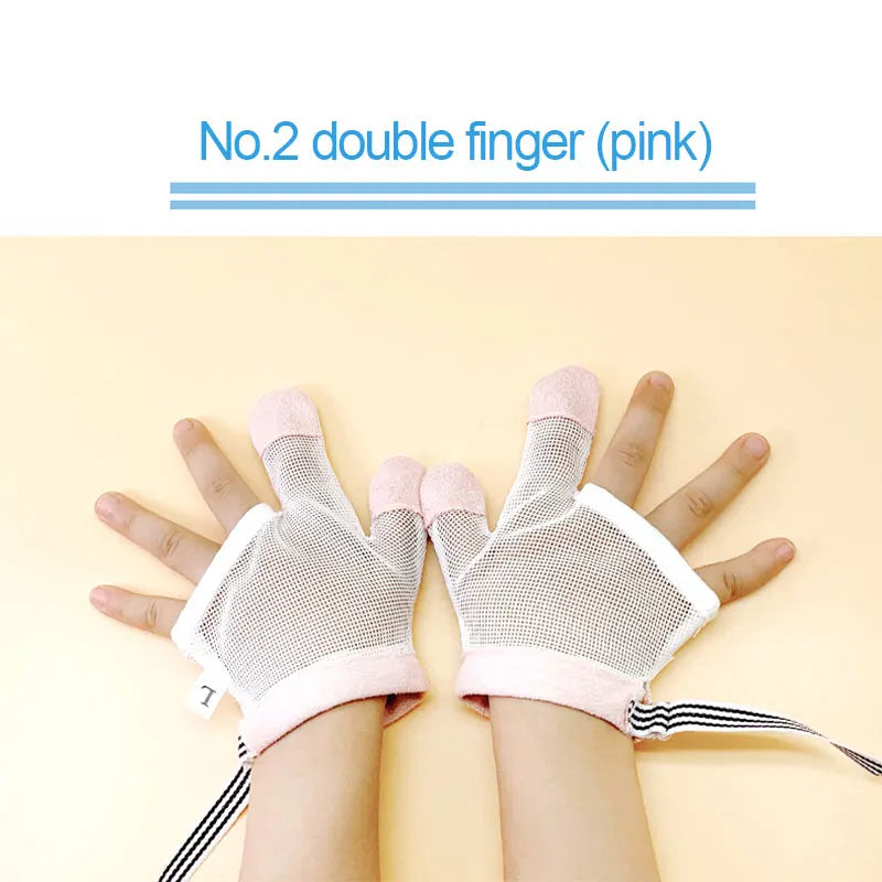 Newest Baby Prevent Bite Fingers Nails Glove Children