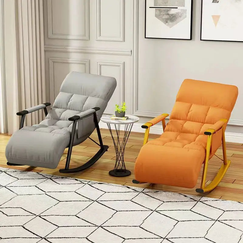 Nordic Rocking Chair, Deck Chair Lazy Household BalconyAdult