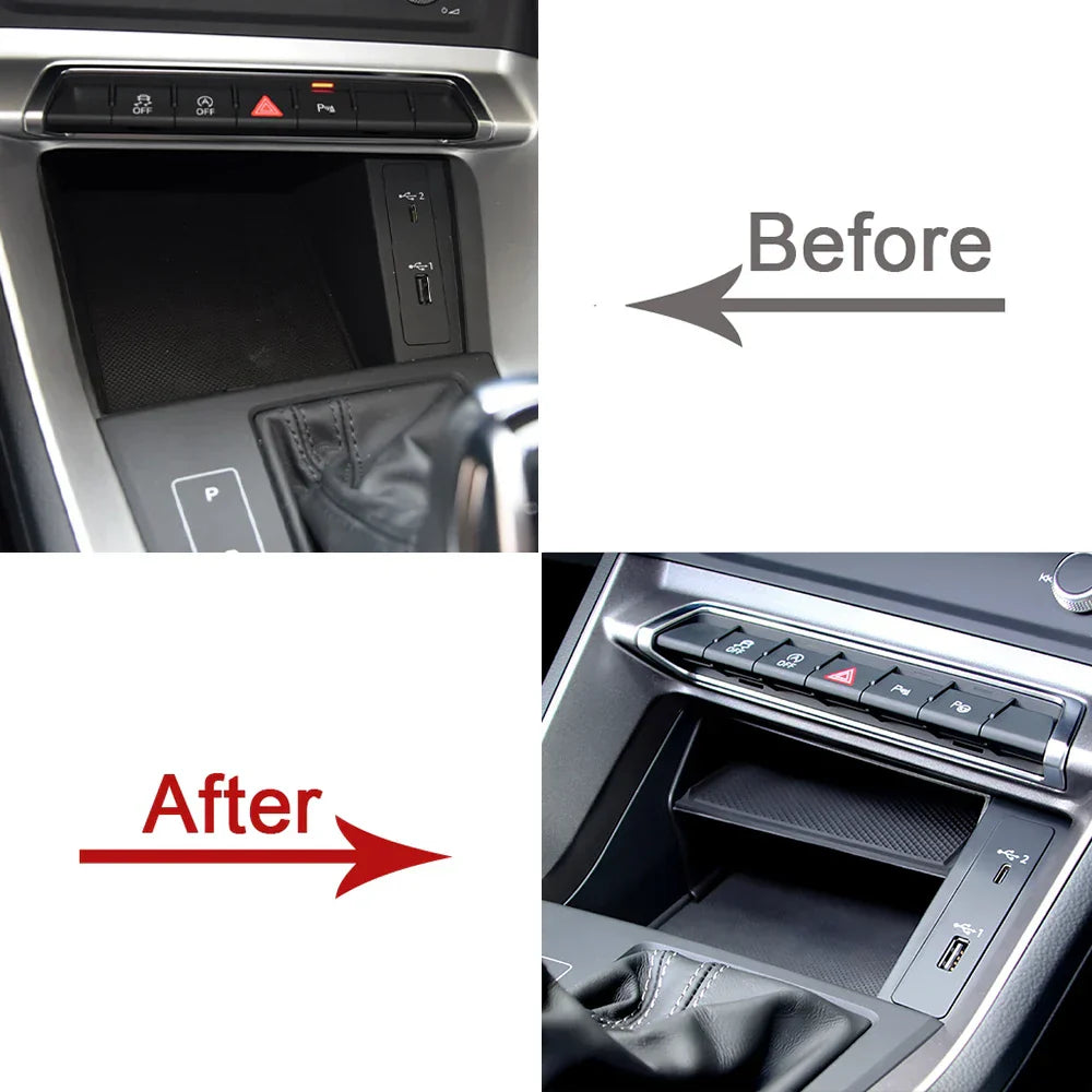 Car Organizer For Audi Q3 F3 2019-2023 Central