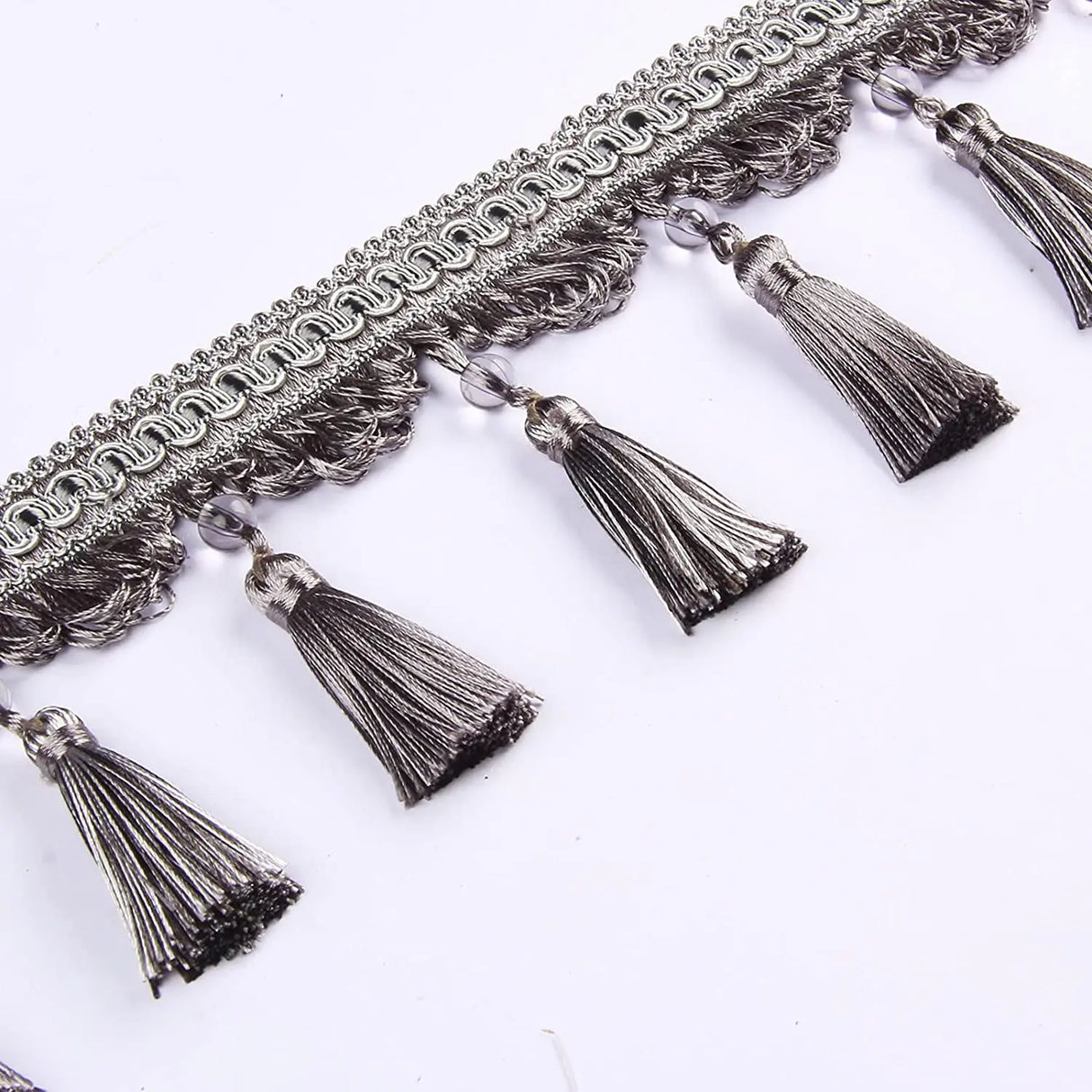 6M/Lot 9cm Width Curtain Fringe Tassel Trim Lace