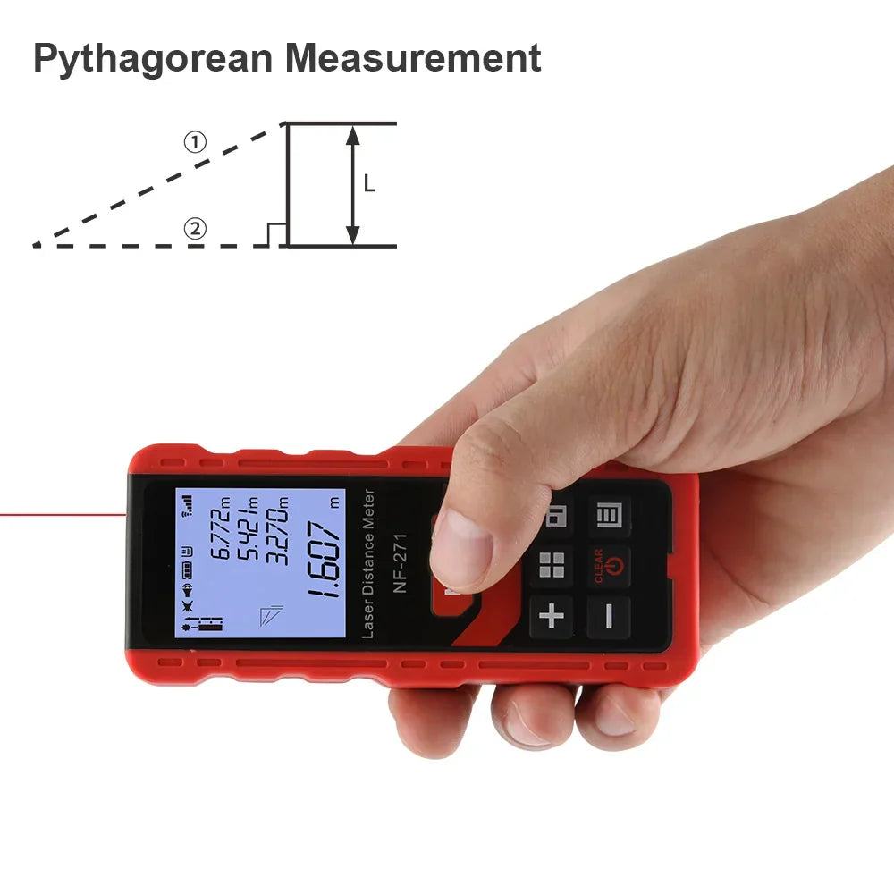 Noyafa NF-271 Laser Distance Meter 40M 80M Rangefinder