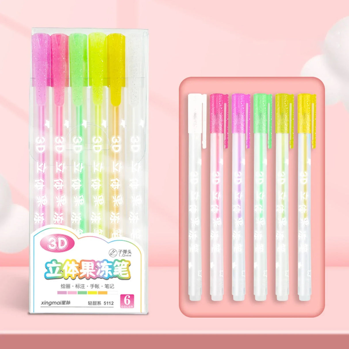 Multi-colored Painting Highlighter Colourful Highlighters DIY Double Line