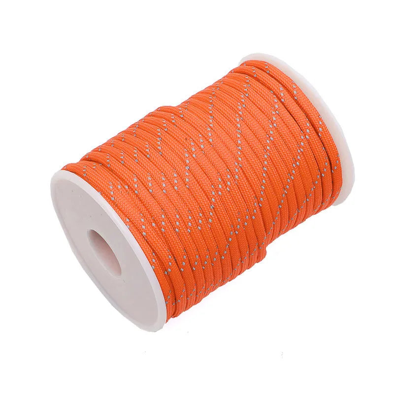 Reflective Paracord 550 Cord 7 Strands 4mm Tent