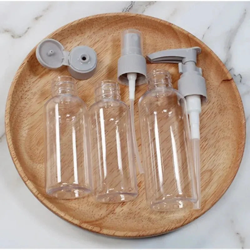 6pcs Travel Bottles, Leakproof Refillable Travel Accessories ToiletriesContainers,