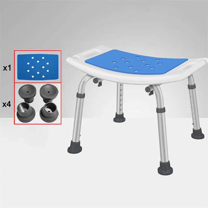 Adjustable Elderly bathroom seat anti-skid bath chairs