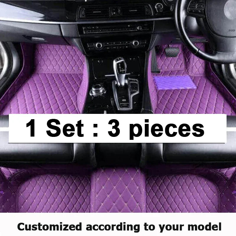 Custom Made Leather Car Floor Mats For Toyota
