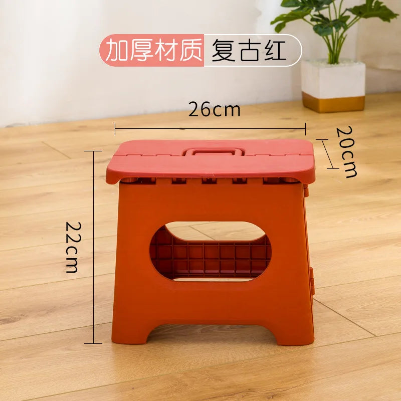 Portable Plastic Folding Stool Outdoor Fishing Stool Small
