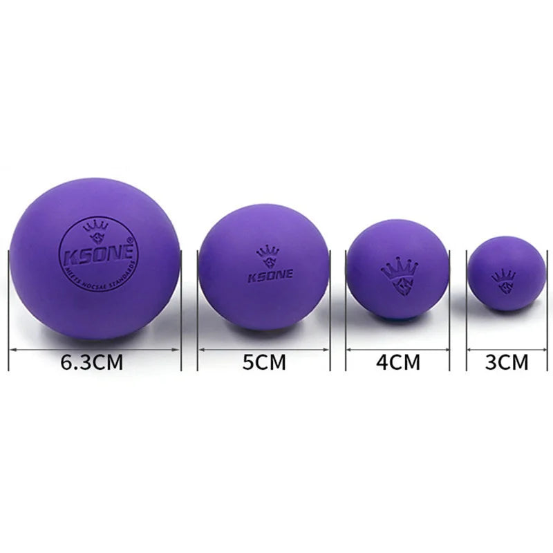 Rubber Fascia Massage Ball Yoga Fitness Muscle Relaxation