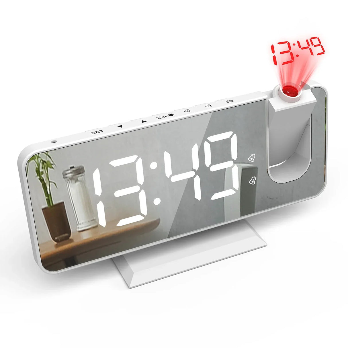 LED Digital Alarm Clock Table Watch Electronic Desktop