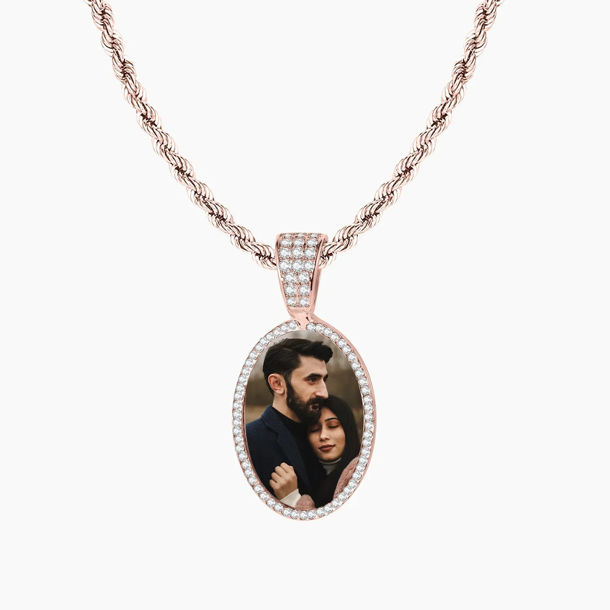 Custom Photo Pendant Necklace Personalized Hip Hop Jewelry