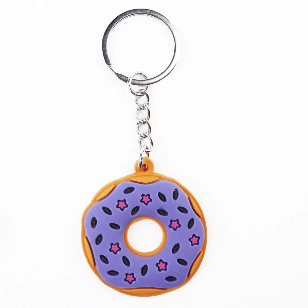 Creative Sweet Donut Keychain Party Favors Kids Food
