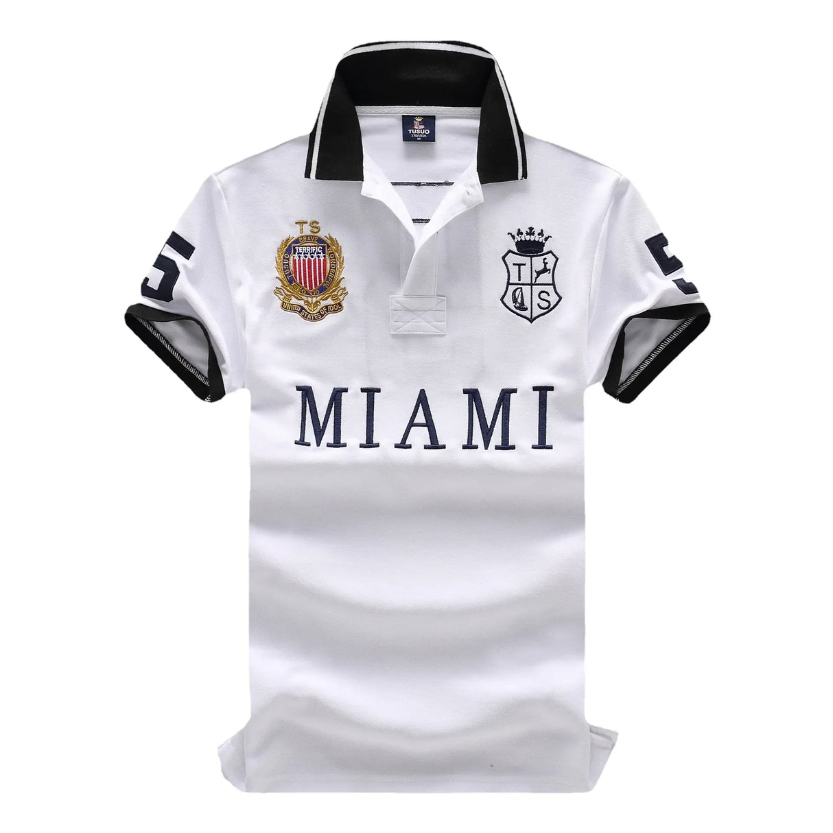 Summer High Quality Embroidery Polo Shirt Men Business