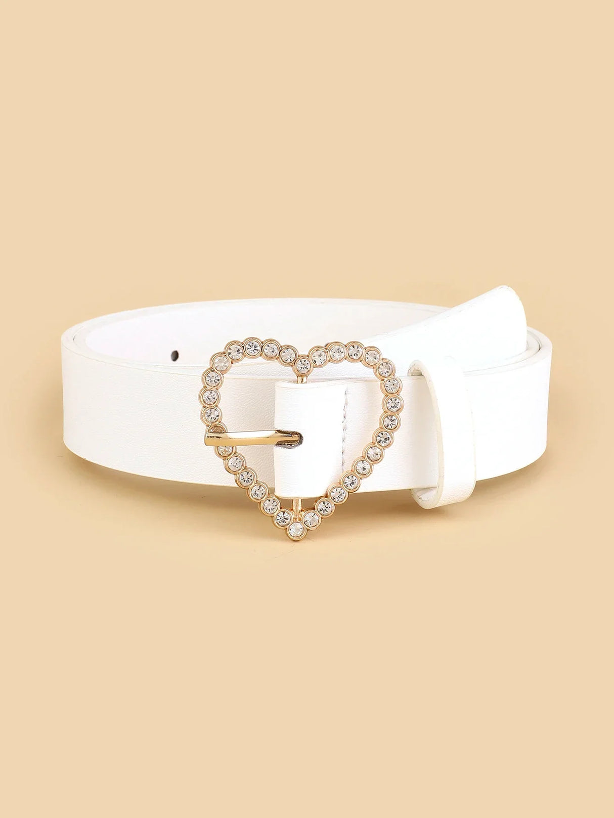 Women's New All Seasons Hot Heart-Shaped Diamond Buckle