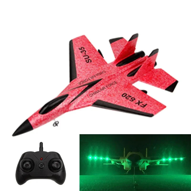 RC Plane SU-35 LED Lights Remote Control Flying