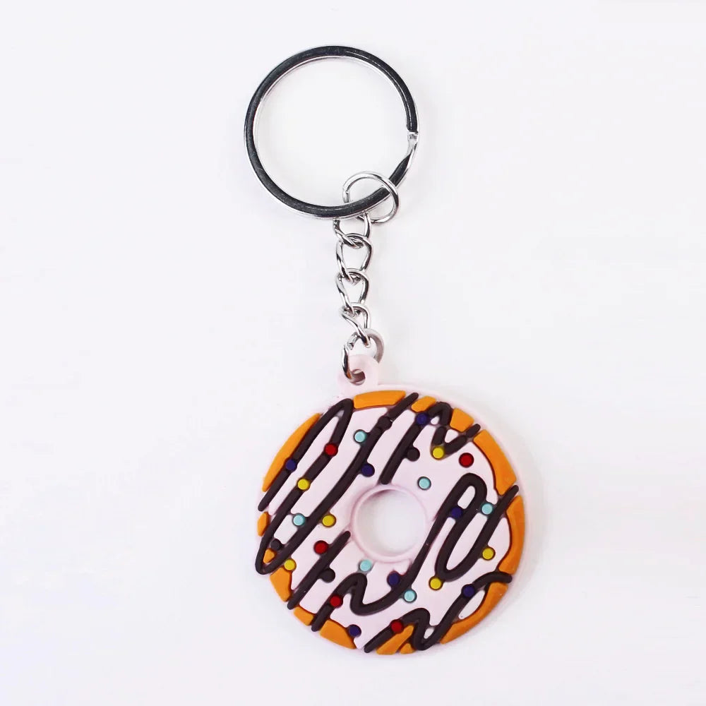Creative Sweet Donut Keychain Party Favors Kids Food