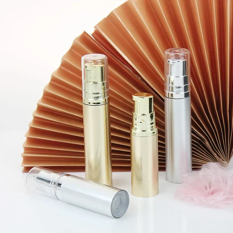 10pcs/sets 5ml 10ml Vacuum Lotion Bottle Refillable Sub-Bottle