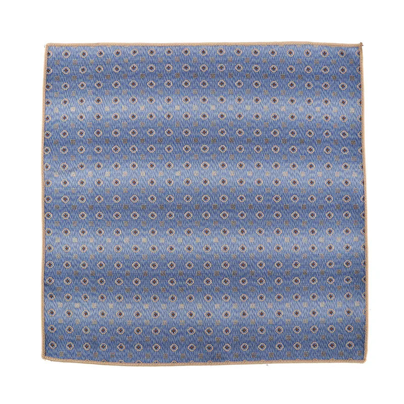 Men Pocket Square Light Coffee Beige Handkerchief Men