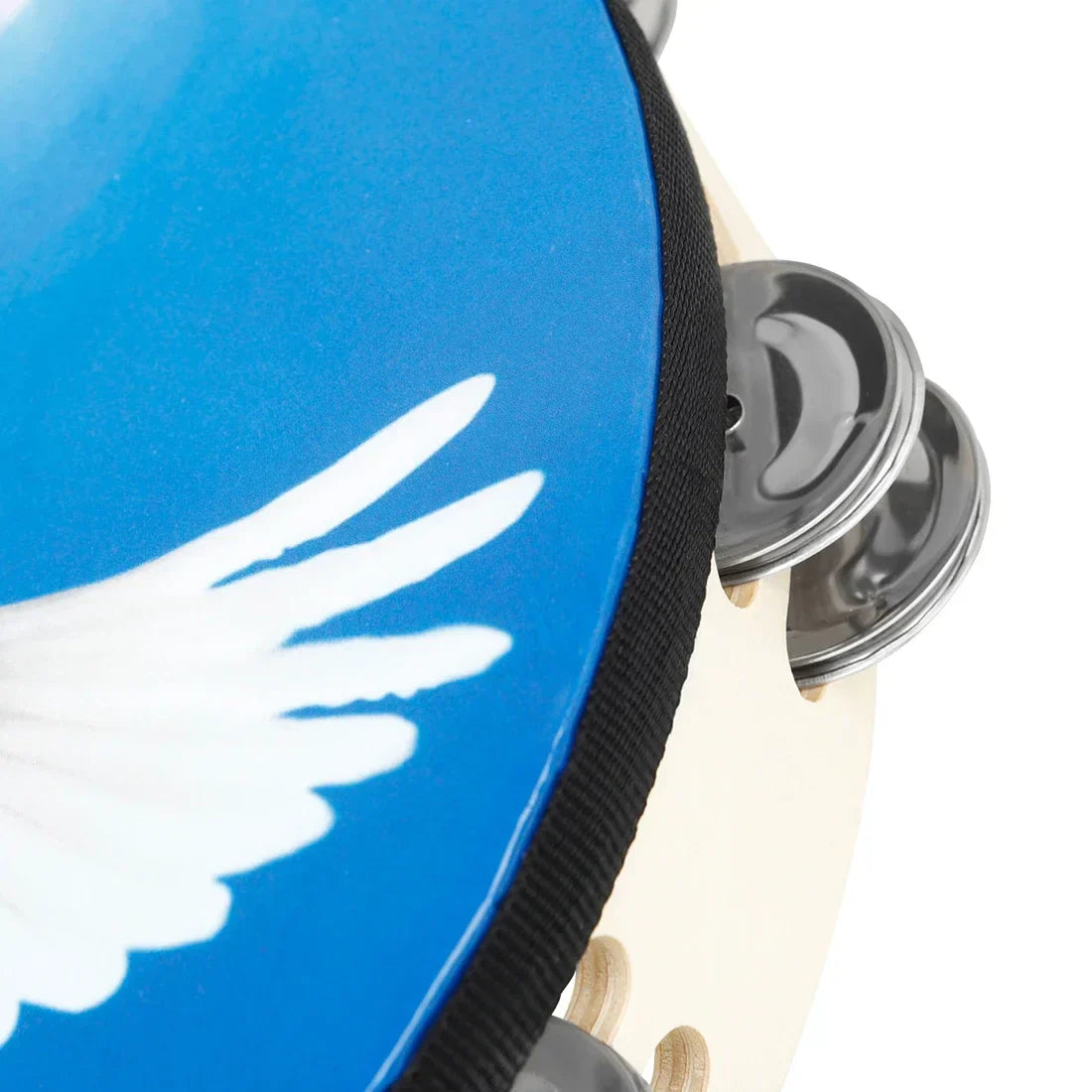 SLADE 10 Inch Professional Tambourine Sheepskin Hand Drums