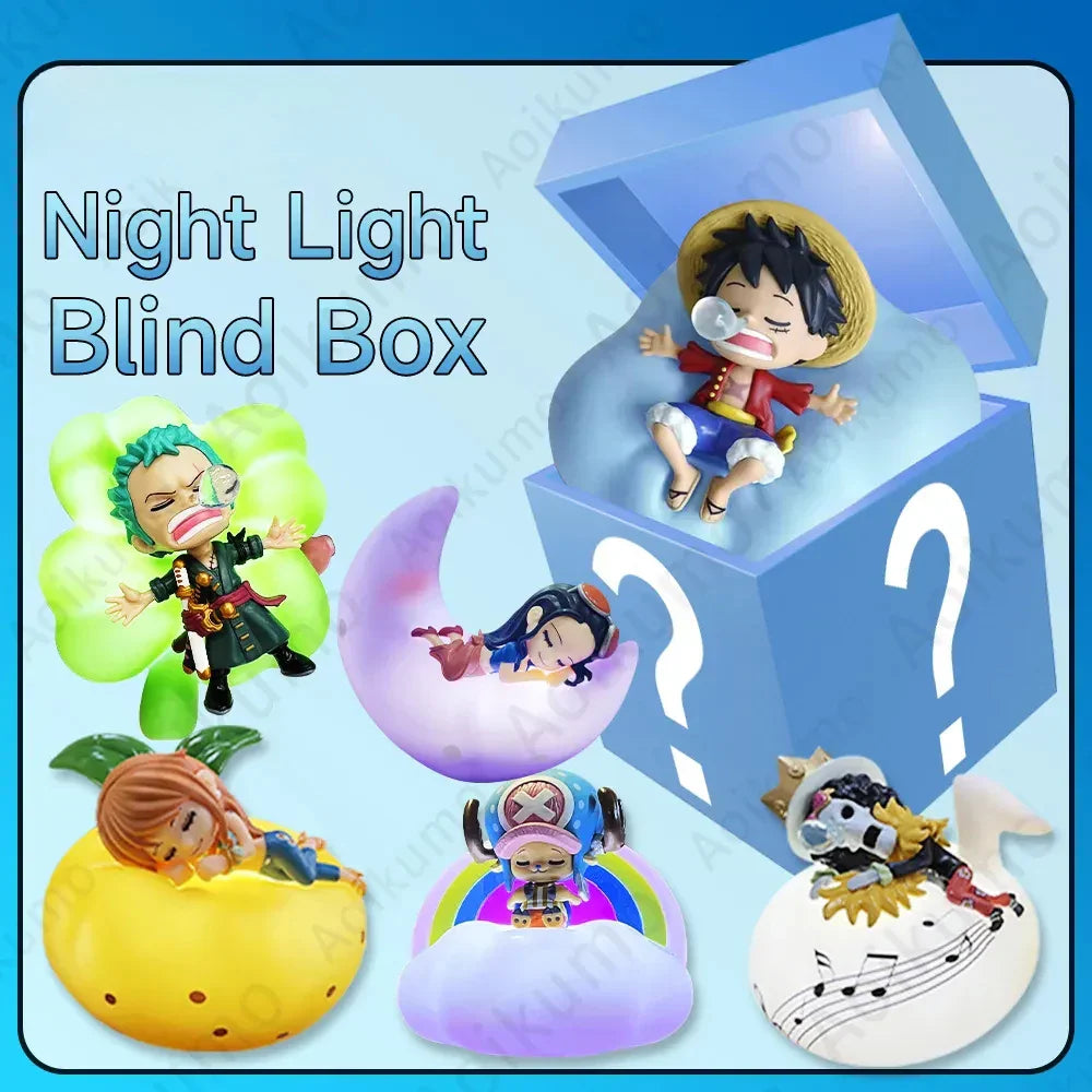 OP Night Light Blind Box Anime Luffy Zoro
