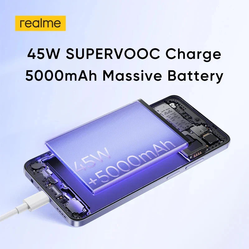 Russian Version realme C65 Smartphone Helio G85 Octa-Core