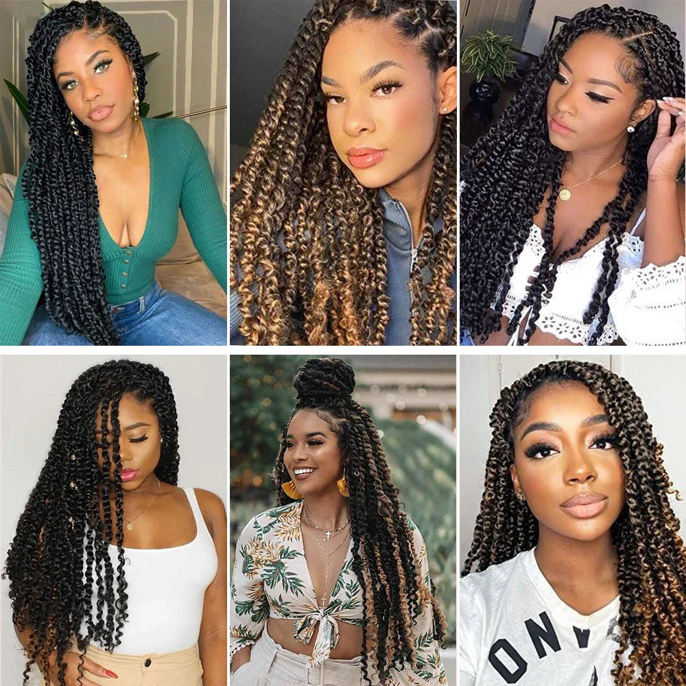 Jumbo Twist Hair 16 Inch Pre twisted Passion