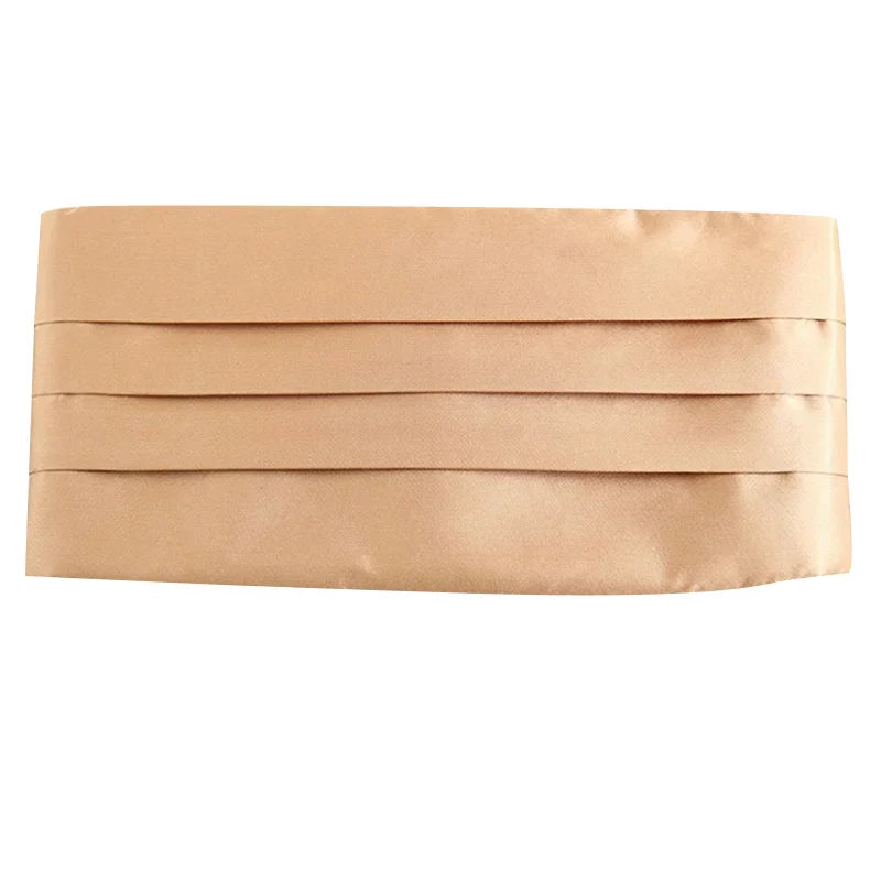 Ikepeibao Men's Classic Black Cummerbund Adjustable