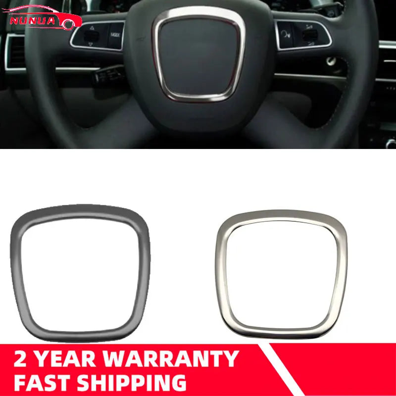 Chrome Car Steering Wheel Frame Replacement For Audi