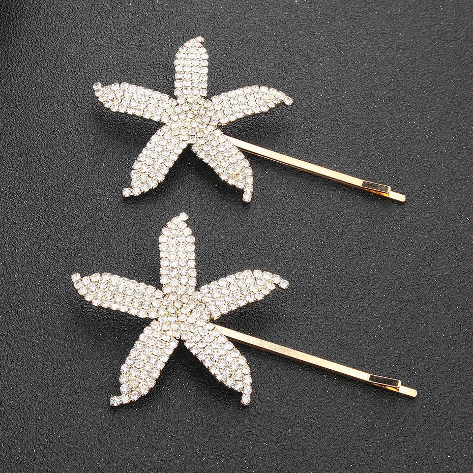Miallo Fashion Rhinestone Hair Clips for Women Girls