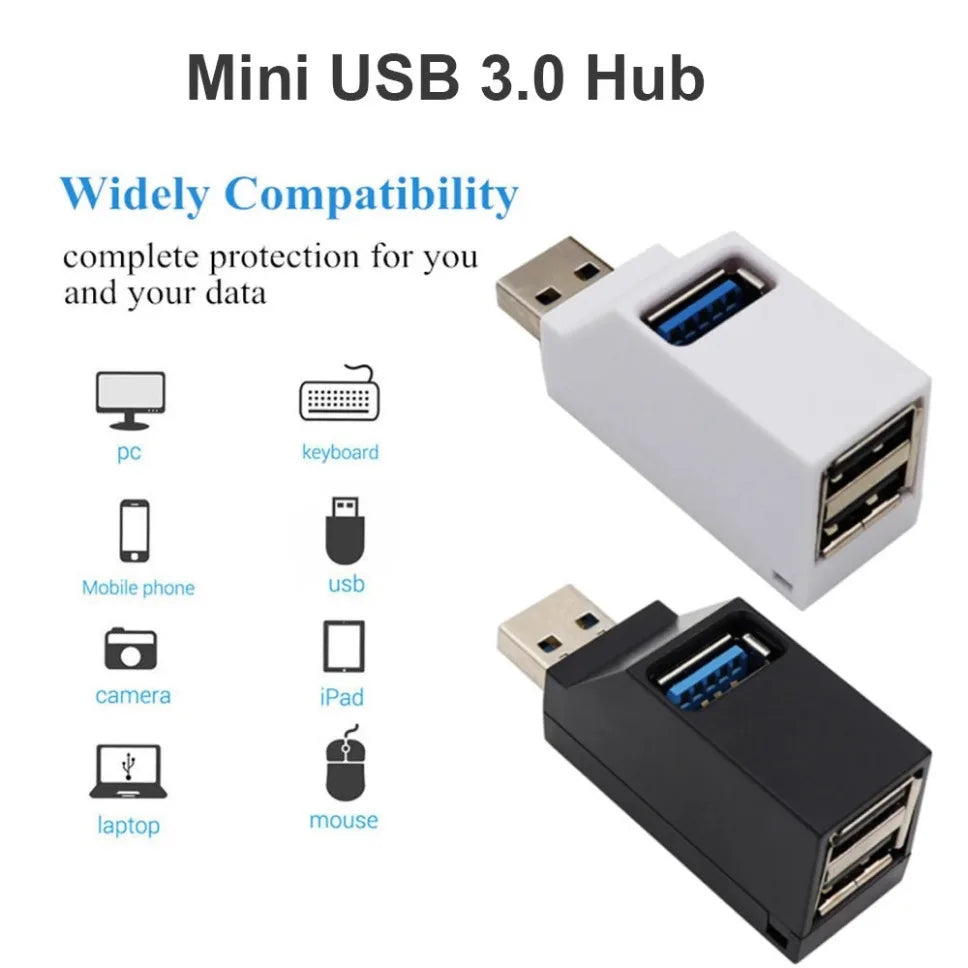 USB 3.0 Hub 3 Ports Fast Data Transfer
