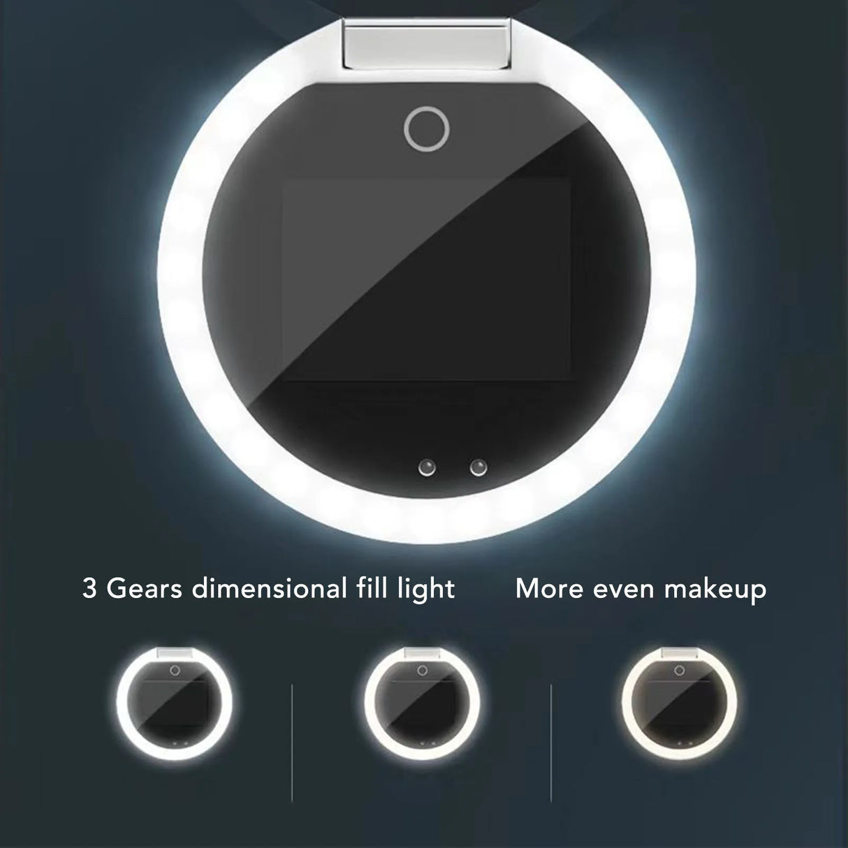 Sunscreen Testing LED Mirror with UV Camera 2X