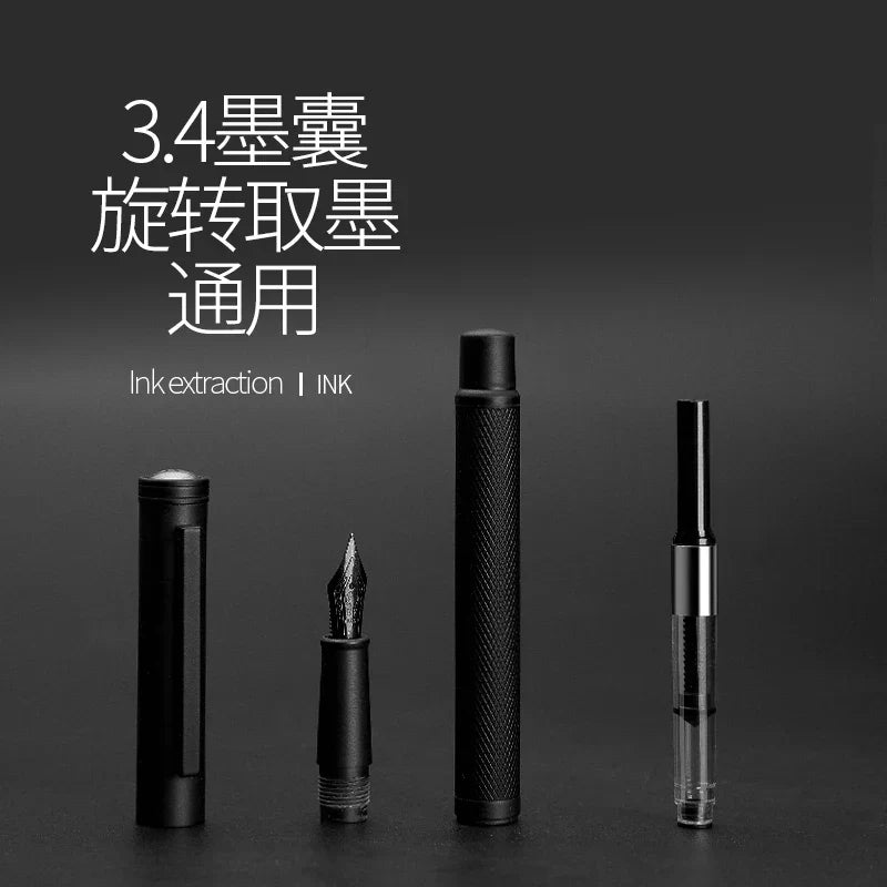 LT Hongdian Titanium Black Forest Pen Calligraphy Student