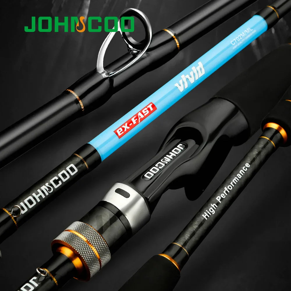 JOHNCOO VIVID UL/L M/ML Spinning Rod Solid Tip