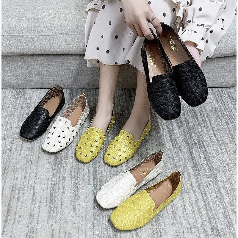 Size 3542 Square Toe Summer Shoes for Women