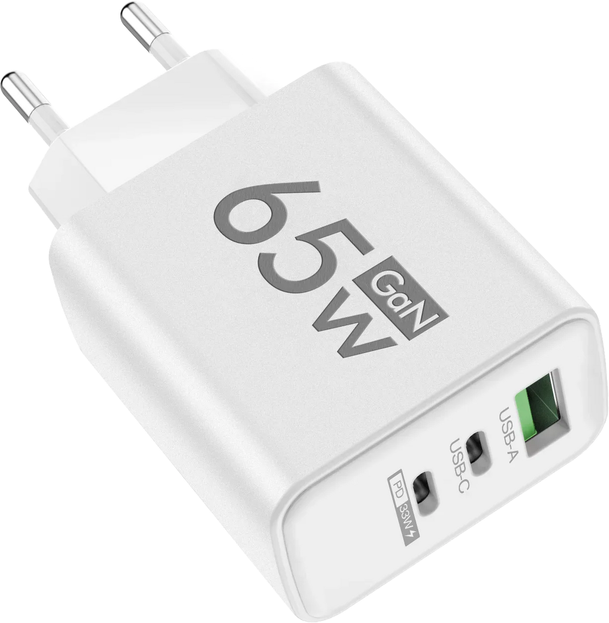 65W 3 Ports GaN USB PD Charger Fast