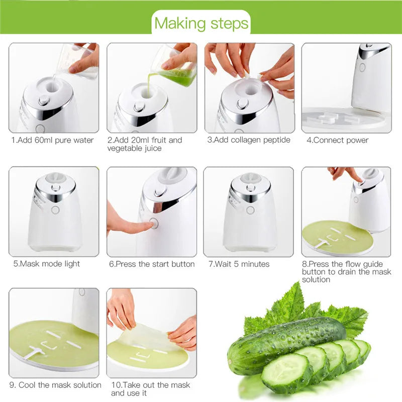 Smart DIY Face Mask Maker Machine Facial Treatment