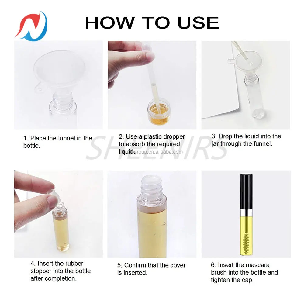 Sheenirs 10/20/50pcs 10ml Empty Mascara Tube Cosmetic Container