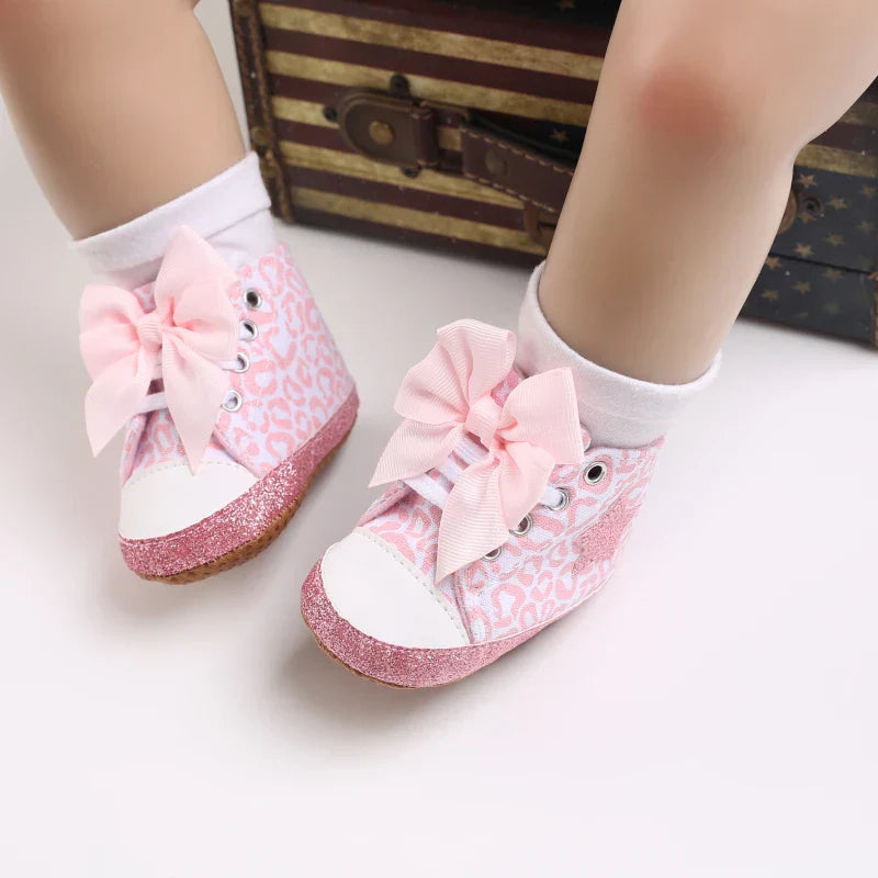 Pink Baby Shoes Princess Fashion Sneakers Infant Toddler