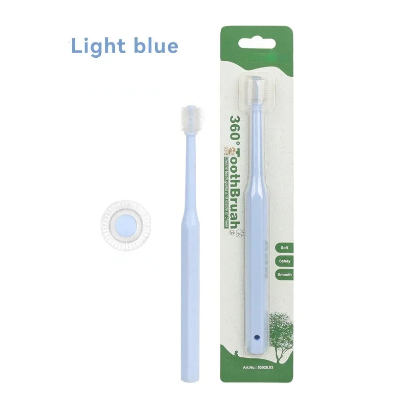Dog Toothbrush Finger Toothbrush Soft Brushing Dogs Cats