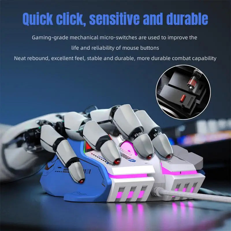 RYRA Rechargeable Bluetooth Wireless Mouse Gaming Mouse 12-Key