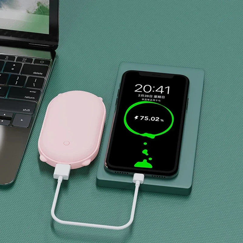 Mini Hand Warmer Portable Pocket Charger Power Bank