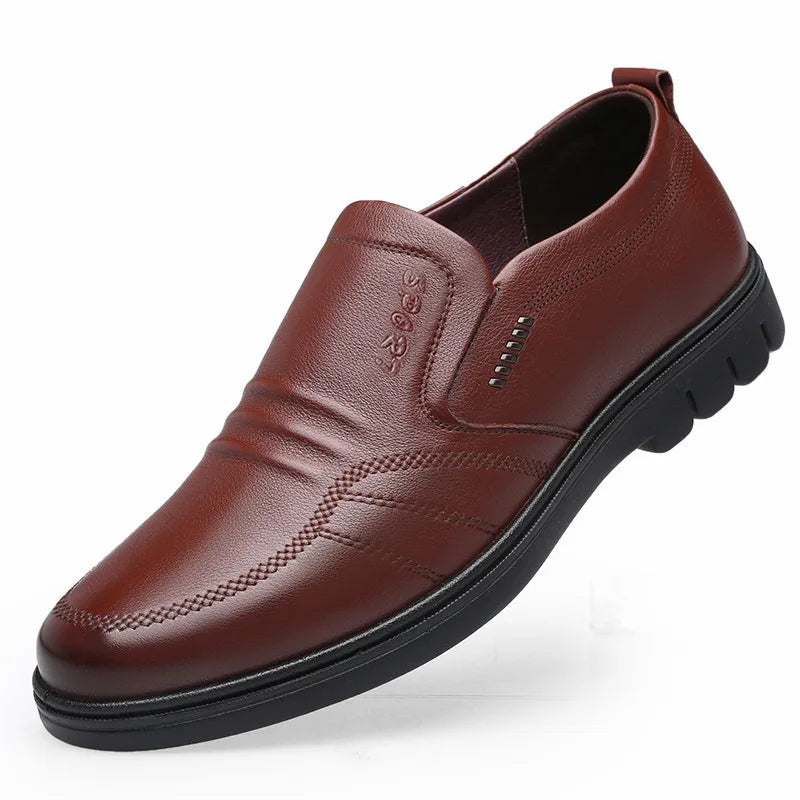 Man Sport Shoe Loafers Men Nonslip Leather Slipon