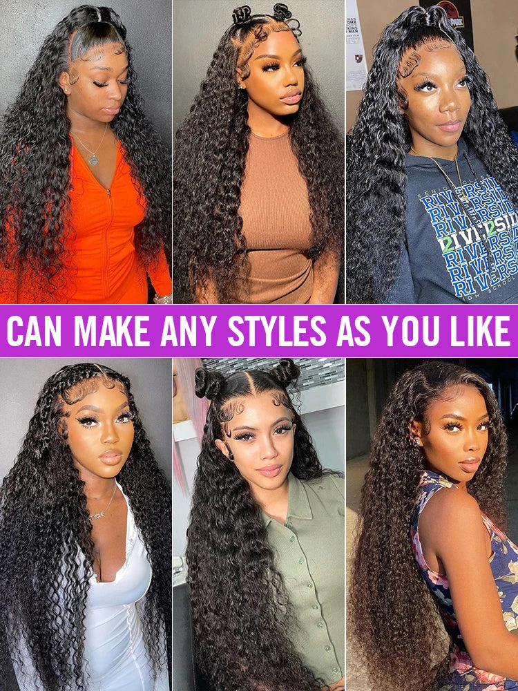 40 Inch Curly 13x4 Lace Front Human Hair