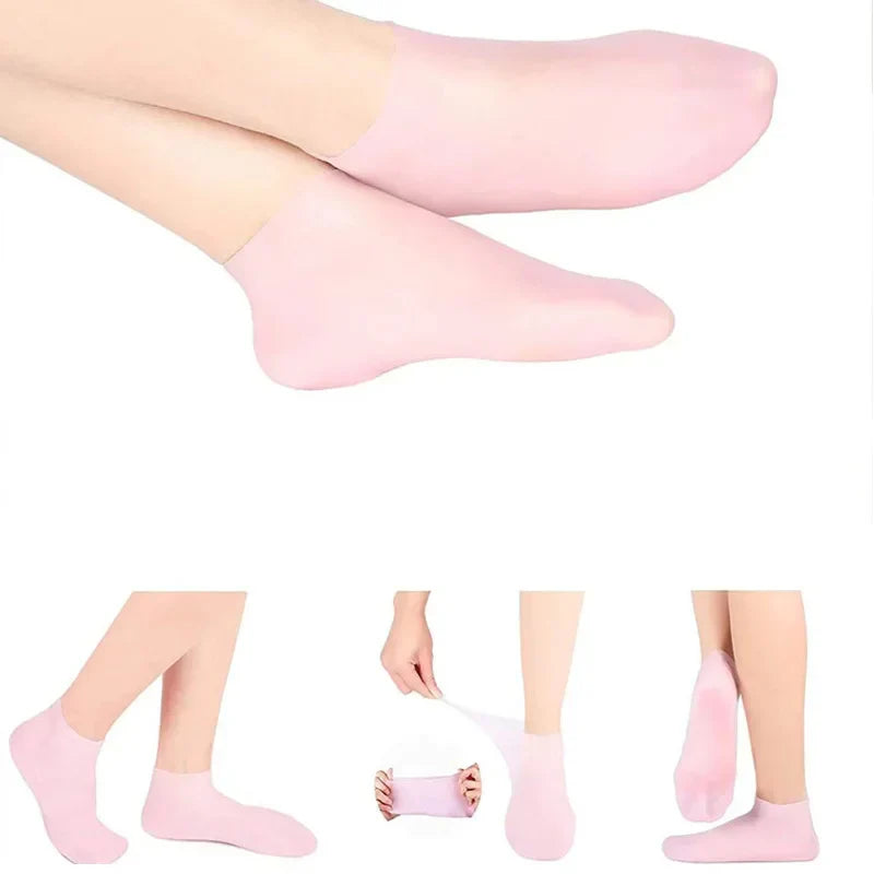 1Pair Silicone Foot Care Socks Anti Cracking Moisturizing