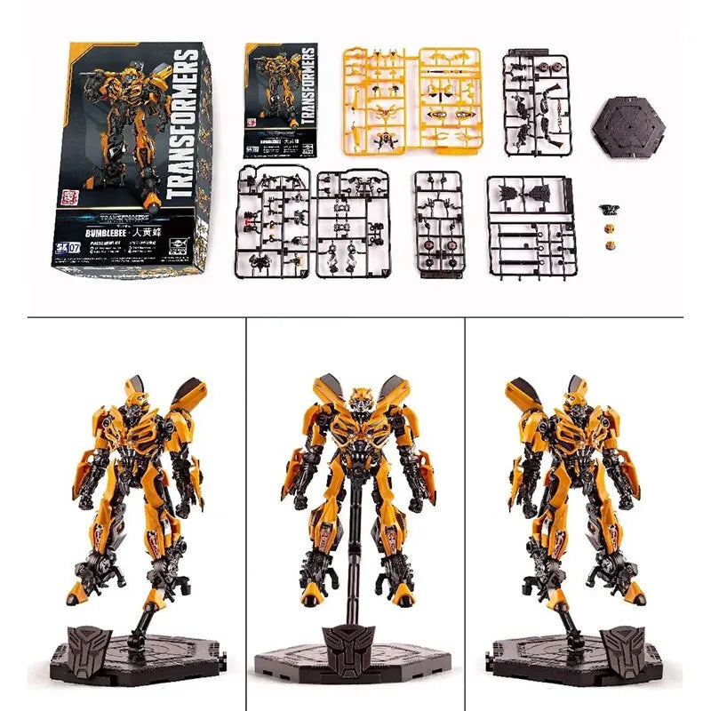 Transformer Toy Bumblebee Action Figure Mecha Assembled Glue-Free