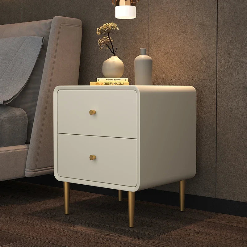 Storage Organizer Bedsides Table Drawers Unique Wood Italian