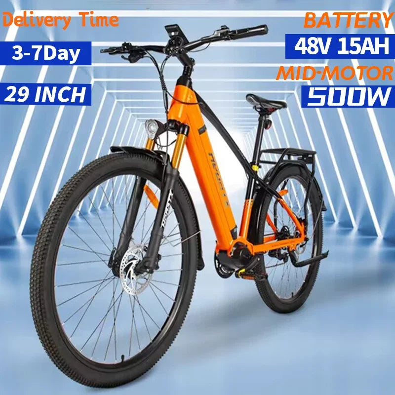 New RILCHORN E-bike Mid Motor 500W 29-inch Electric