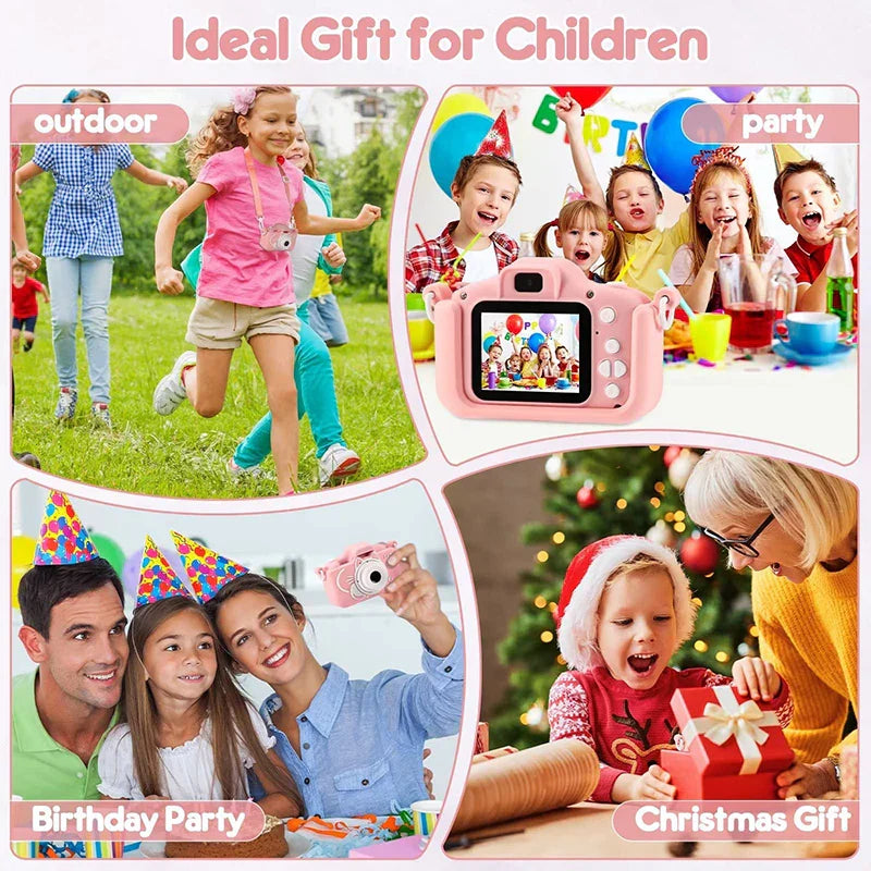 Kids Camera Toys 2 inch Screen HD Cartoon