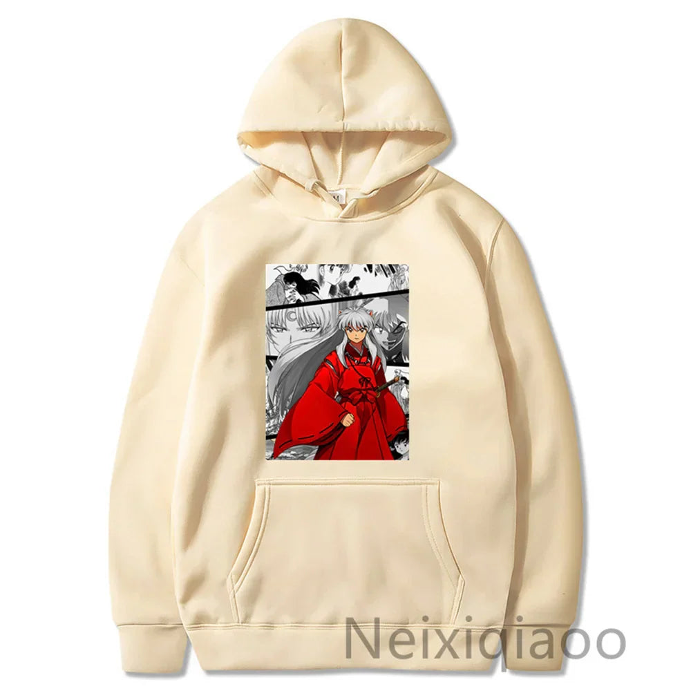 Plus Size 2023 Hot Anime Inuyasha Hoodie Women